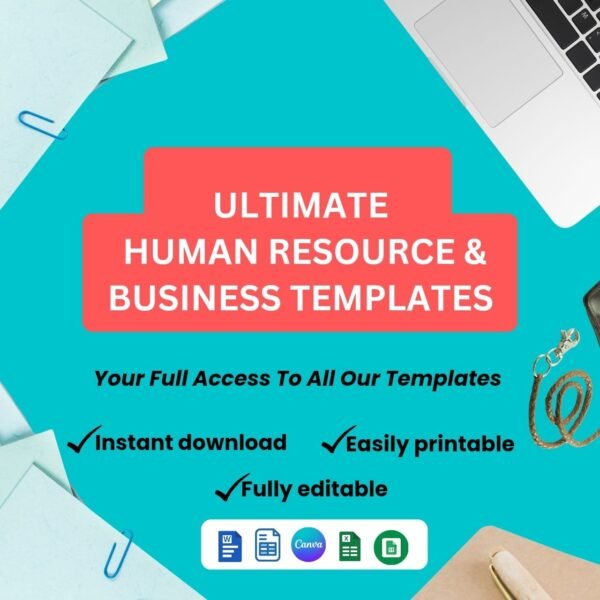 Essential Human Resources Document & Spreadsheet Bundle